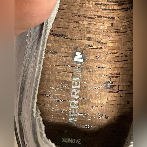 MERRELL Shoes Around Town Lace Air Vetiver Light gray size 7 - Picture 6 of 10